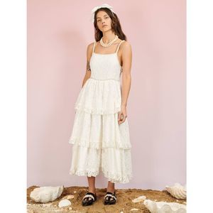 Free People Dream Sister Jane Sofia Lace Midi Dress